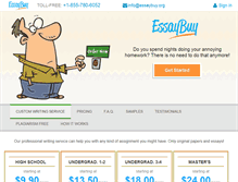 Tablet Screenshot of essaybuy.org